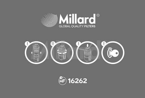 Filtro de Gasolina Millard MF-16262 Mitsubichi  L200 Toyota Hilux  2005 / 2016 - Vista 2