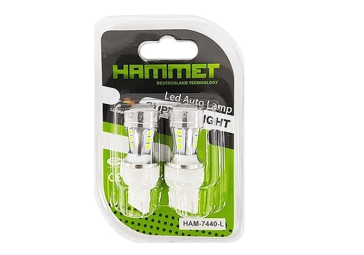 Led Hammer Automotriz 7440T20 18 Led 3030SMD 12V-24V