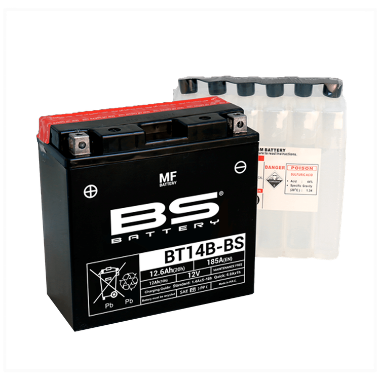 Batería para Moto BS MF BT14B-BS FJR1300 XVS1100 FZ1 - Vista 1