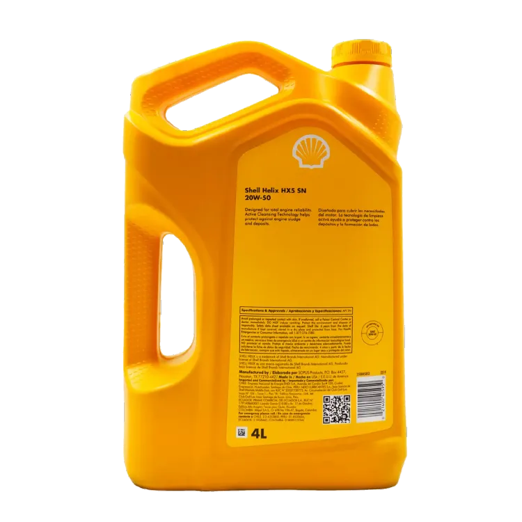 Aceite 20W50 Mineral Shell Helix HX5 SN 4lts - Vista 2