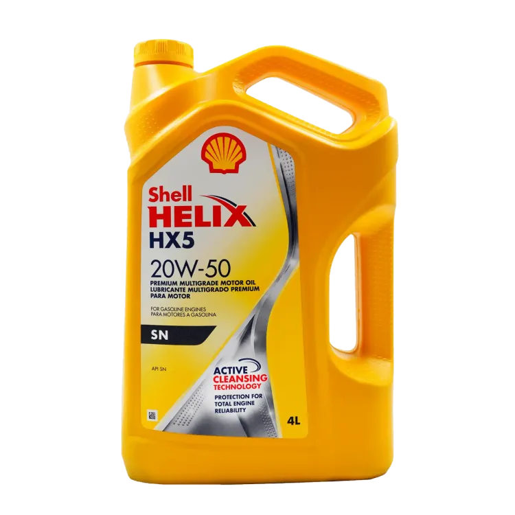 Aceite 20W50 Mineral Shell Helix HX5 SN 4lts - Vista 1