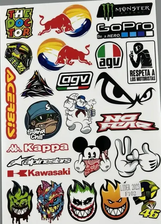 Combos de Calcomanías / Stickers - Vista 2