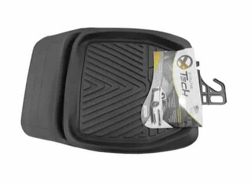 Alfombra Bandeja  Xtreme 4 Piezas Negro Sencilla