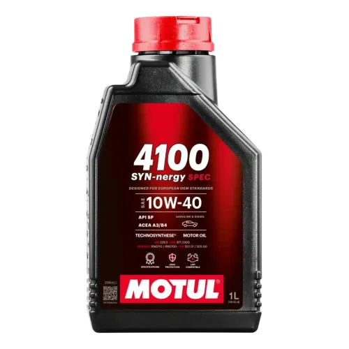 Aceite Sintético Motul 10W40 Syn Nergy Spec 4100 1lt