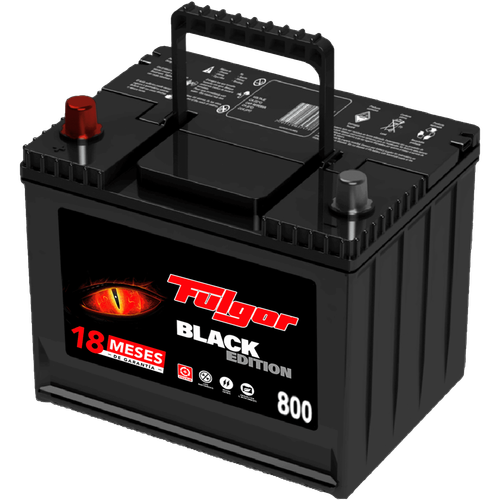 Batería Fulgor Black Edition 36FP 800 Amp