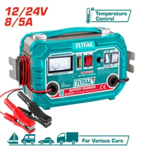 Cargador de Batería 12-24V Total 110v
