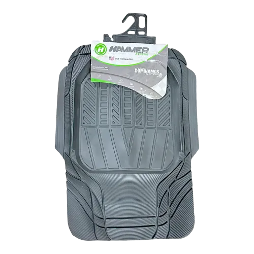 Alfombras Xtreme 2 Piezas Negras 76.5x59cm