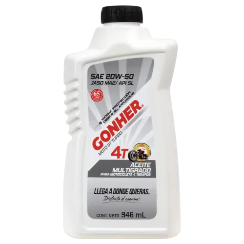 Aceite Mineral para Moto Gonher 20W50 4T Jason MA 946ml