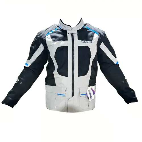 Chaqueta Motorizado Yamaha Force Gris Negro Azul