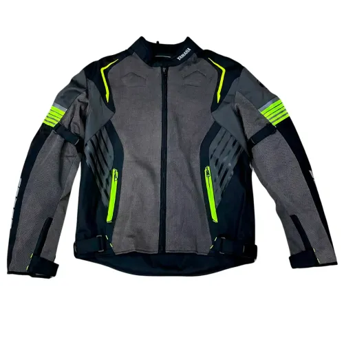 Chaqueta Motorizado Yamaha Force Gris Negro Neón