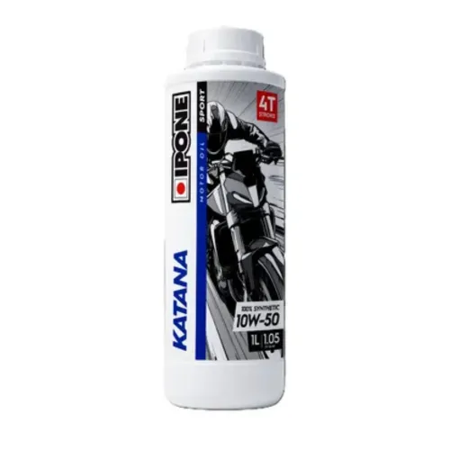 Aceite 10W50 Sintético para Moto con Ester Ipone Full Power Katana 1 Lt