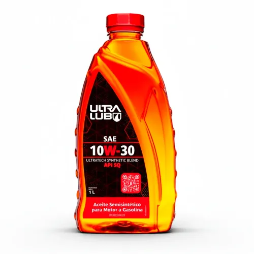 Aceite 10W30 Semisintético para Motor a Gasolina Ultralub SAE API SQ 1lt