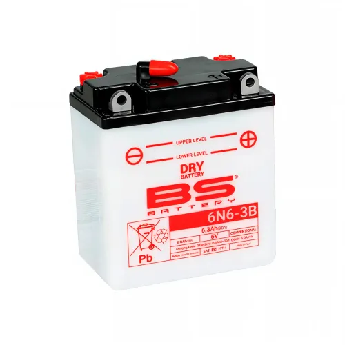 Batería para Moto 6V 6.3Ah BS 6N6-3B