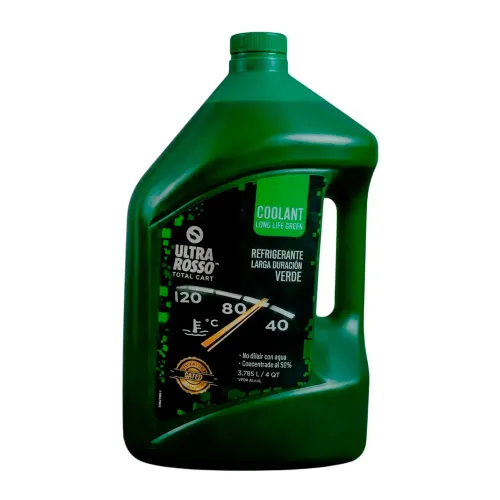 Refrigerante 50/50 Alta Duración Ultrarosso Verde Ultralub 3.78L