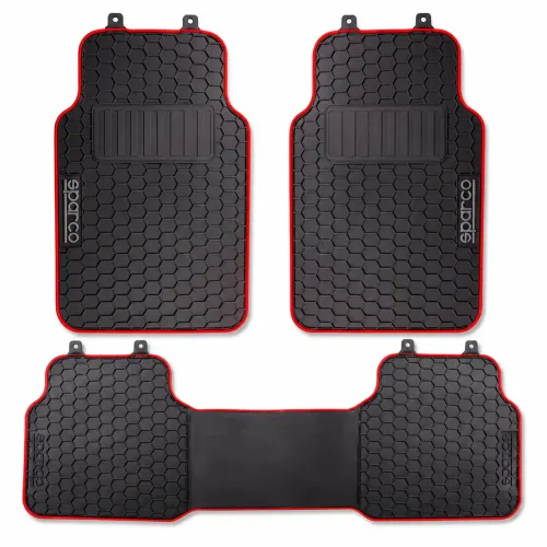 Alfombras Para Carro Universales Juego de 3 Piezas Sparco