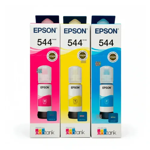 Tinta Epson T544 3 Colores 65ml Cyan Magenta Yellow
