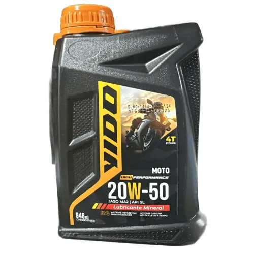 Aceite 20W50 Mineral Yidoil 4T Normas Jaso 1lt