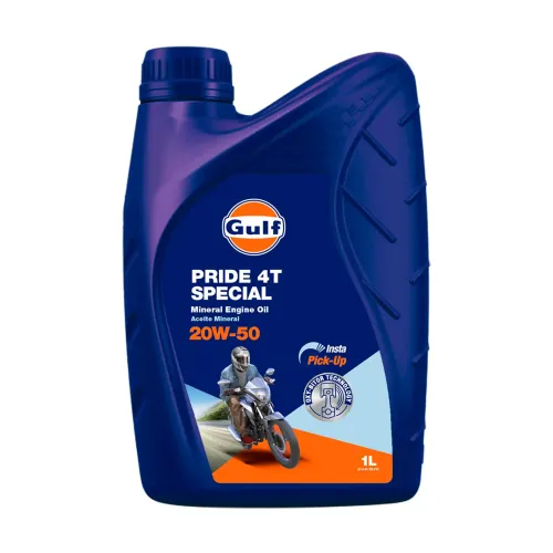 Aceite 20W50 Mineral Gulf Pride 4T Plus GDI SN 1lt