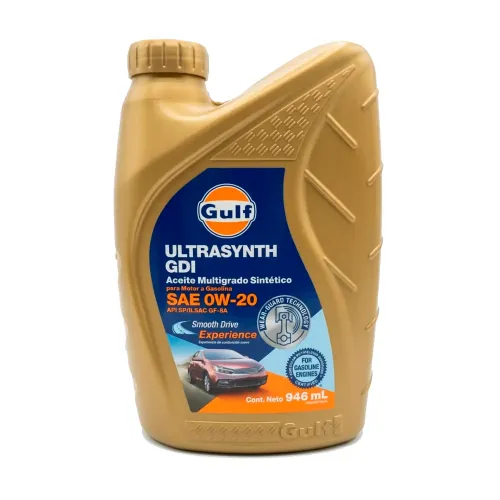 Aceite 0W20 Sintético Gulf Ultrasynth GDI SP 946ml