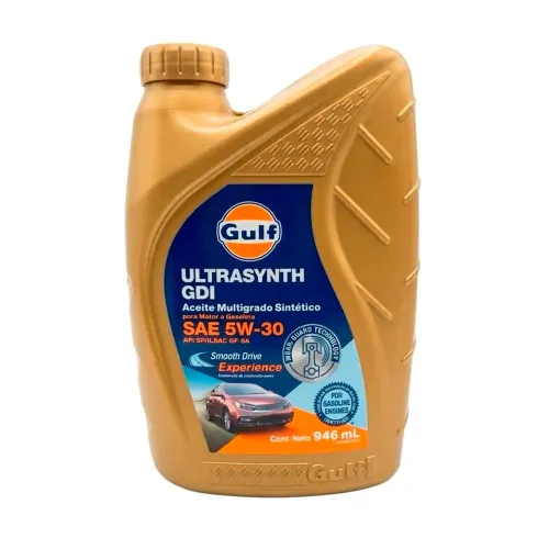 Aceite 5W30 Sintético Gulf Ultrasynth GDI SP 946ml
