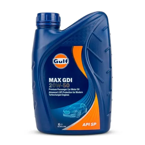 Aceite Mineral 20W50 Gulf Max GDI SN 1lt