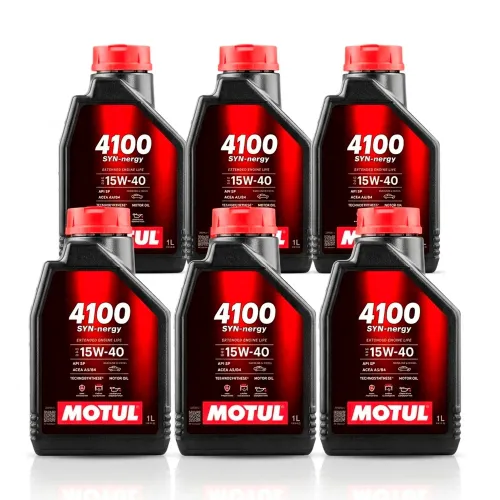 Aceite 15W40 Semisintético Motul 4100 1lt 6unds